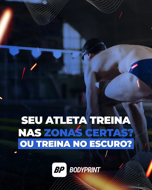 Arte para redes sociais da BodyPrint: Seu atleta treina nas zonas certas?