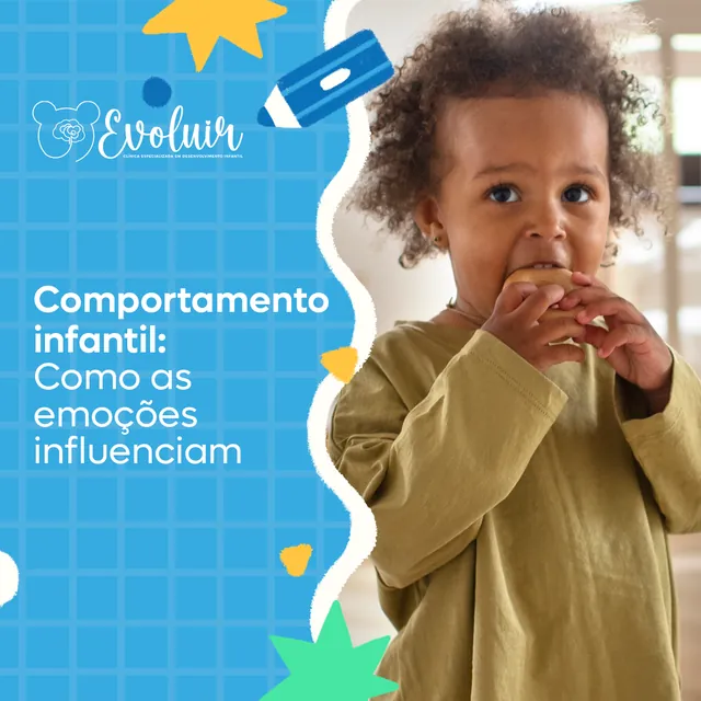 Clínica Evoluir social media artwork: Child behavior: how emotions play a part