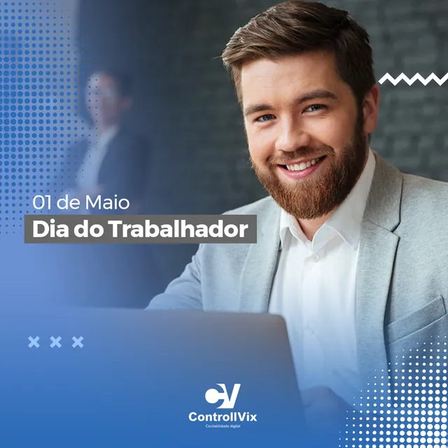 Arte da ControllVix: Dia do Trabalhador