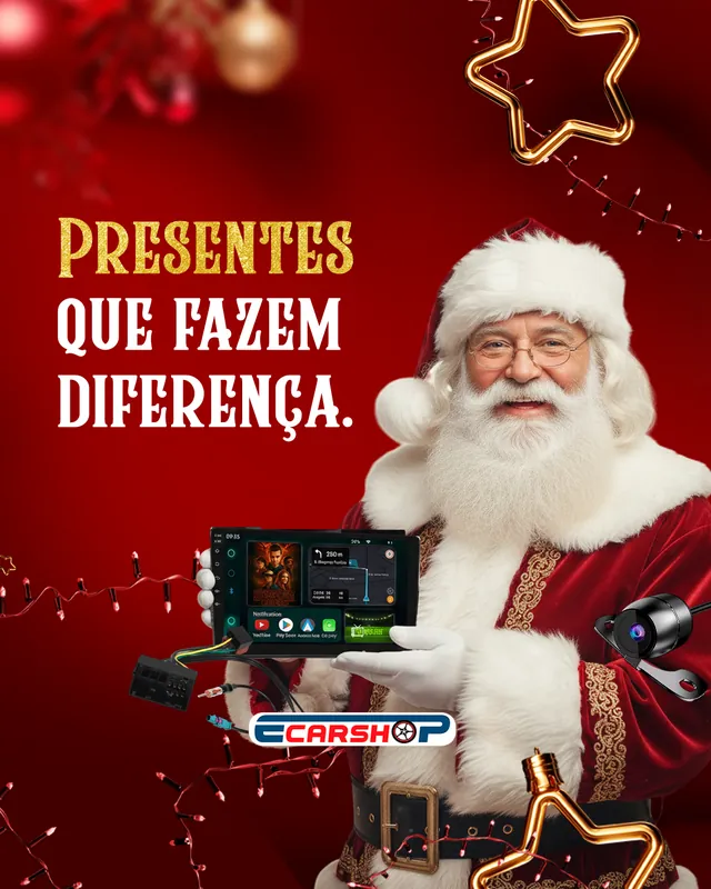 Arte para redes sociais da Ecarshop: Presentes que fazem diferença