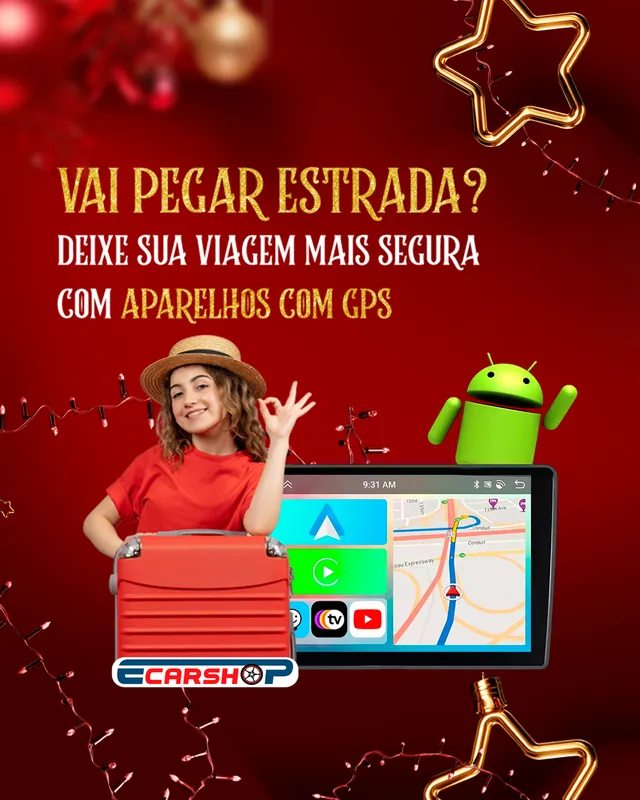 Arte para redes sociais da Ecarshop: Vai pegar estrada?