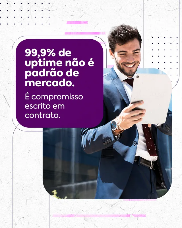 Arte da Equipe4Web: 99,9% de uptime não é padrão de mercado
