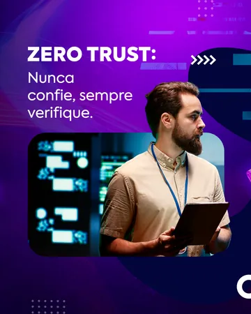 Equipe4Web, carrossel Zero Trust: nunca confie, sempre verifique, tela 1