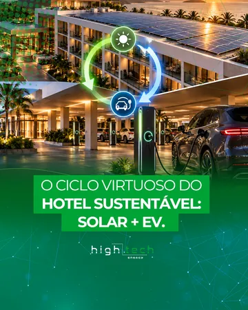 High Tech Energy, carrossel O ciclo virtuoso do hotel sustentável: solar + EV, tela 1