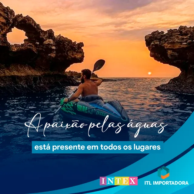 Arte para redes sociais da ITL Importadora: A paixão pelas águas está em todos os lugares