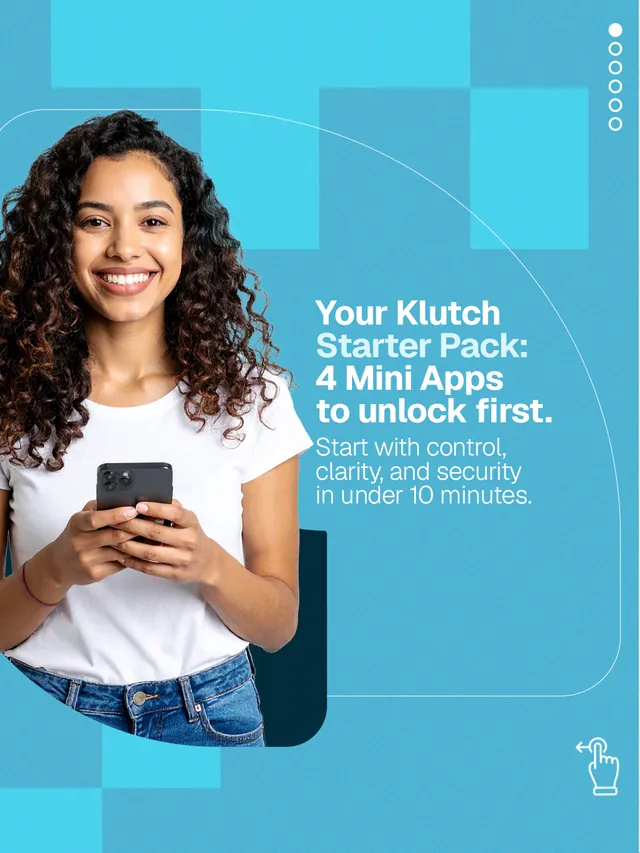 Arte para redes sociais da Klutch: Klutch Starter Pack: 4 mini apps