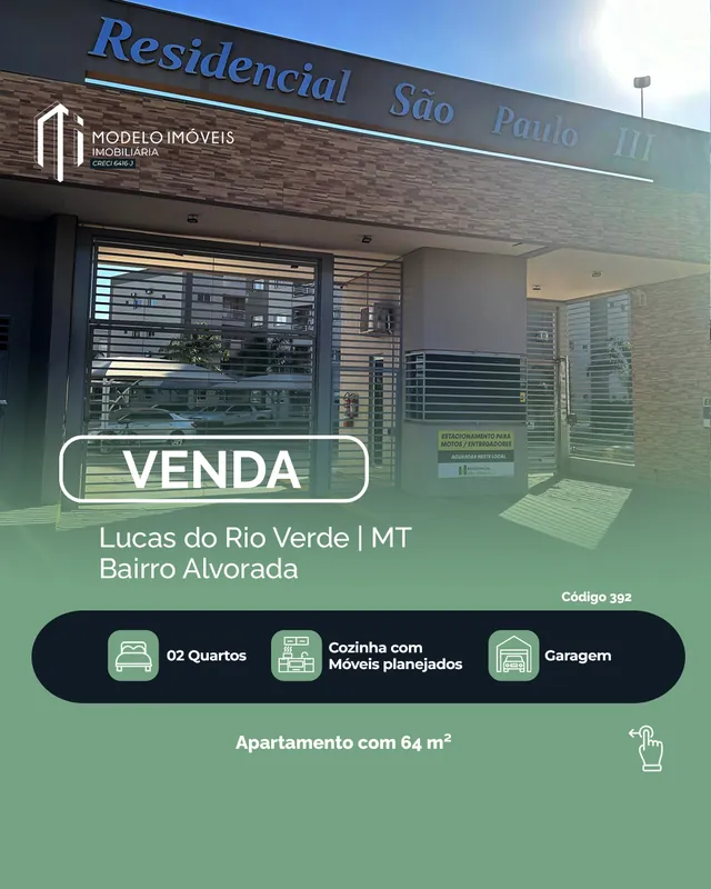 Arte para redes sociais da Modelo Imobiliária: Residencial à venda no bairro Alvorada