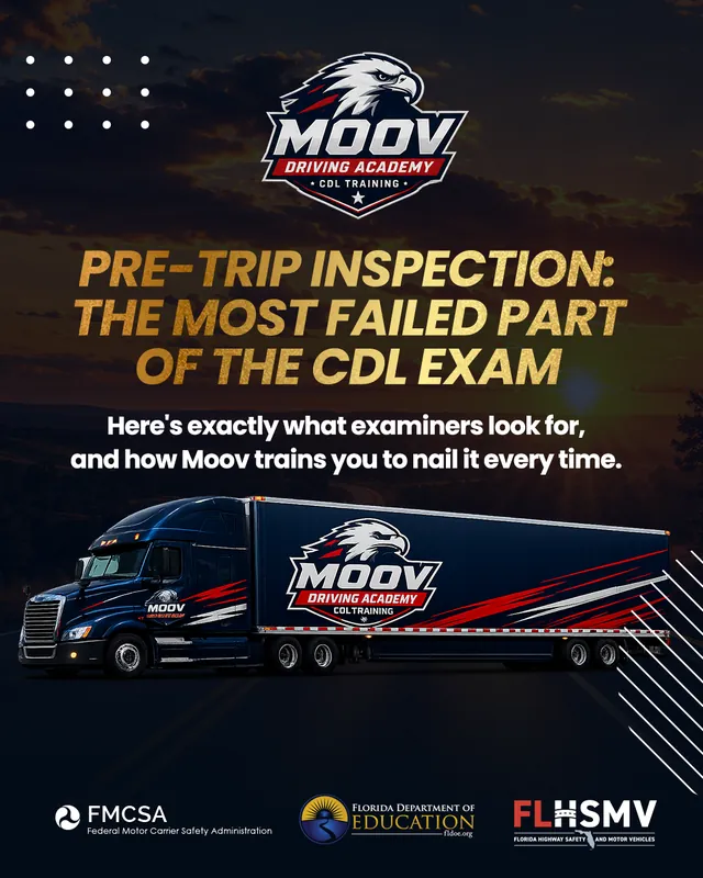 Arte para redes sociais da Moov Driving Academy: Quanto ganha um motorista de caminhão