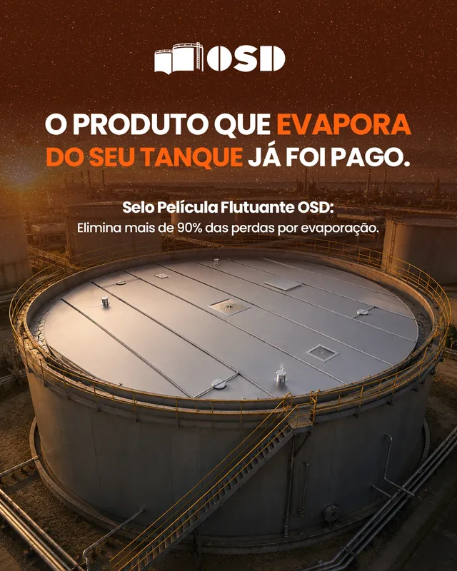 Arte da OSD Indústria: O produto que evapora do tanque já foi pago