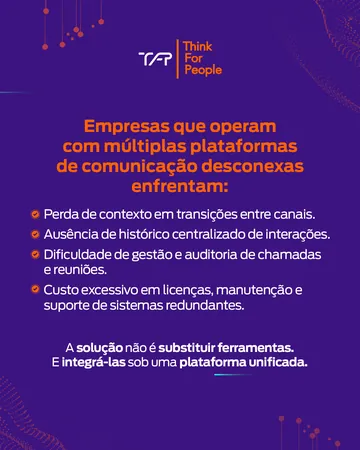 Think For People, carrossel A fragmentação das plataformas de comunicação, tela 3