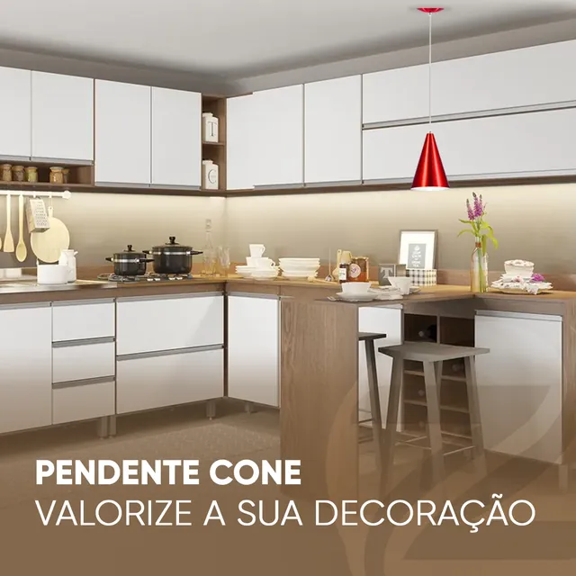 Arte para redes sociais da Zeus Store: Pendente cone